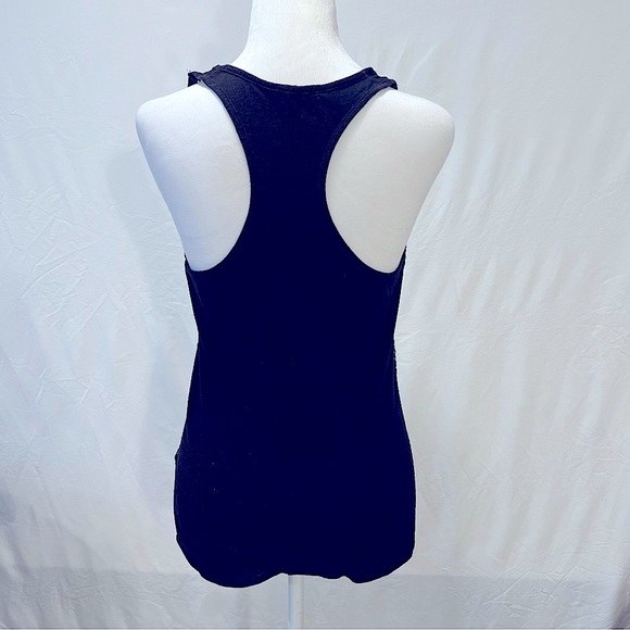 Express Black Lace Neckline Sequin Tank Size Small Petite. - Picture 3 of 8